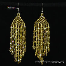 2013 new crystal fashion free seed bead earring designs